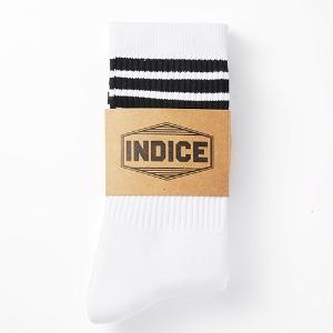 Terrycushion 4-Stripe Socks(WHITE)